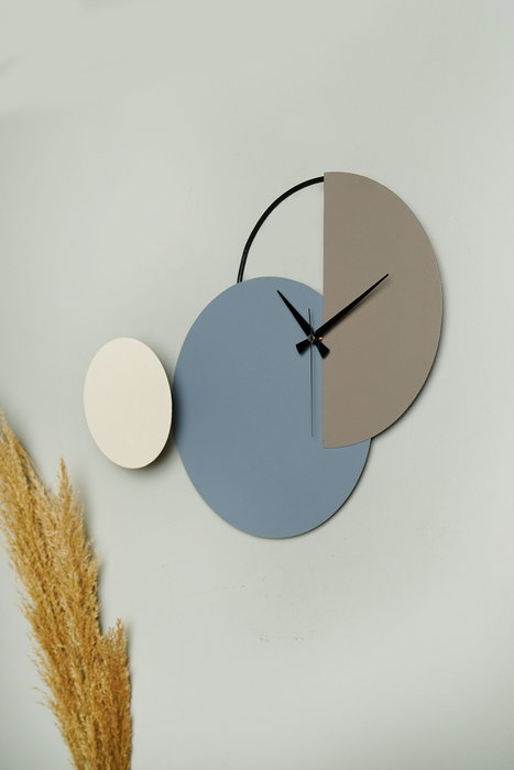 Wallity Myk2097-20 Reloj de Pared Decorativo de Metal